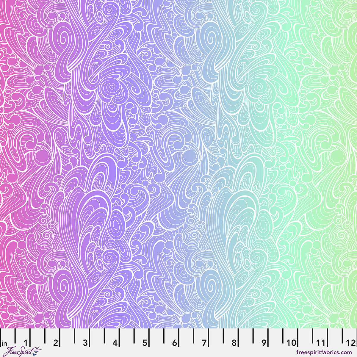 **PRE-ORDER** Tula Pink - Floral Reef - Riptide (Deep Dive)