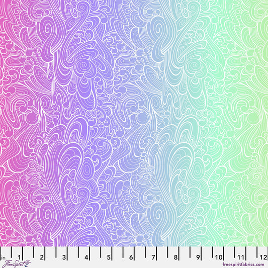 **PRE-ORDER** Tula Pink - Floral Reef - Riptide (Deep Dive)