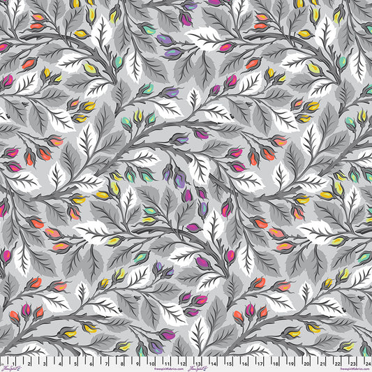 **PRE-ORDER** Tula Pink - Graywork 108" Backing - Best Buds (Fog)