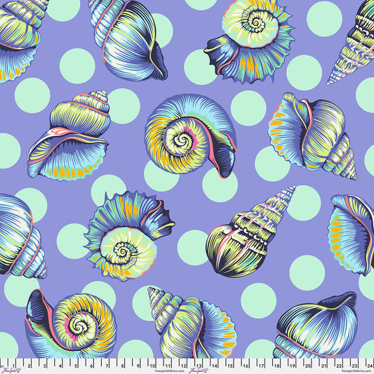 **PRE-ORDER** Tula Pink - Floral Reef 108" Backing - Big Shelly (Marine)