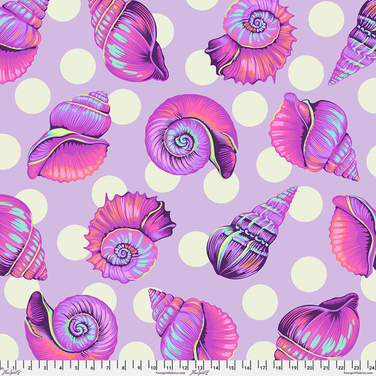 **PRE-ORDER** Tula Pink - Floral Reef 108" Backing - Big Shelly (Ultraviolet)