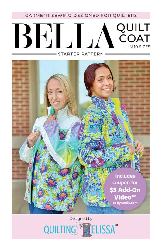 Bella Quilt Coat Pattern - Quilting Elissa