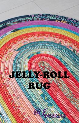 Jelly Roll Rug Printed Pattern - RJ Designs