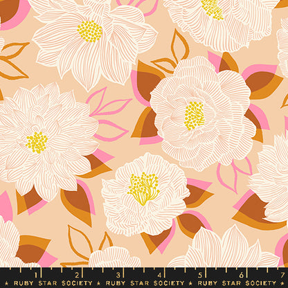 Favorite Flowers - Crème Main - Ruby Star Society