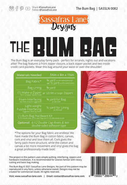 The Bum Bag - Sassafras Lane Deisgns Pattern