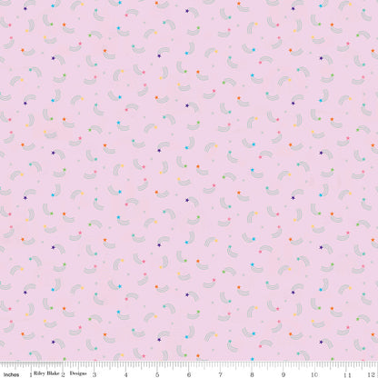 Pink Unicorn Kingdom Shooting Stars - Riley Blake Designs