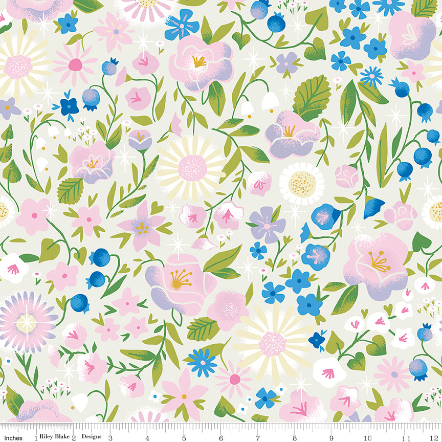 Little Brier Rose - Floral Parchment - Riley Blake Designs