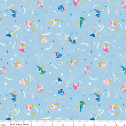 Little Brier Rose - Fairies Blue - Riley Blake Designs