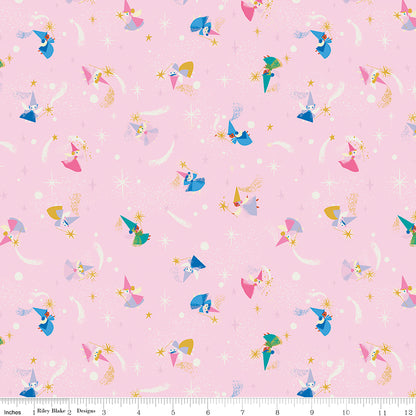 Little Brier Rose - Fairies Pink - Riley Blake Designs