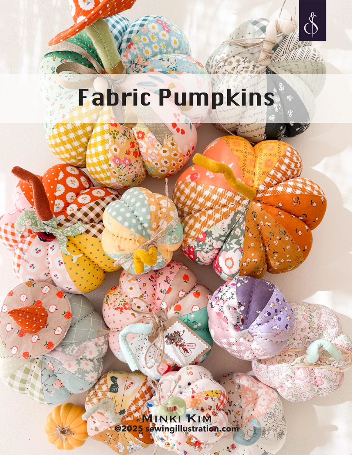 Minki Kim Fabric Pumpkin - Printed Pattern English
