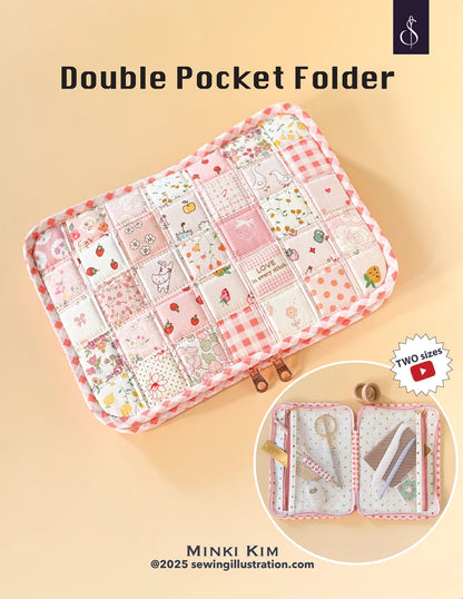 Minki Kim Double Pocket Folder - Printed Pattern English