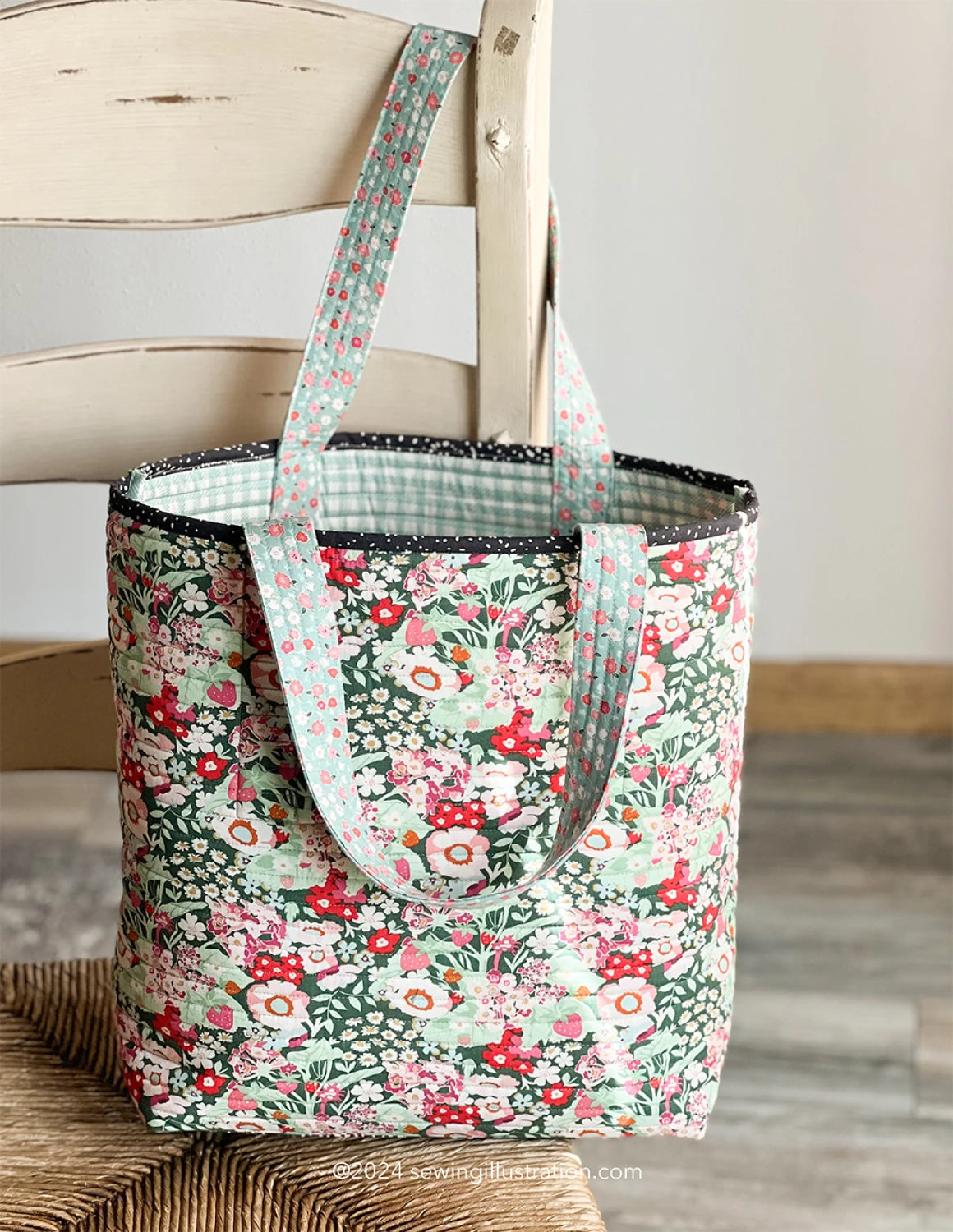 Minki Kim Quilter's Big Tote Pattern - Printed Pattern English