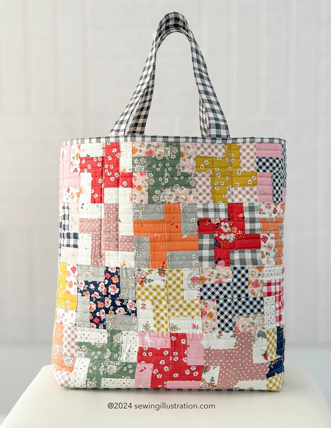 Minki Kim Quilter's Big Tote Pattern - Printed Pattern English