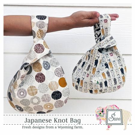 Japanese Knot Bag Pattern - Wyoming Farm