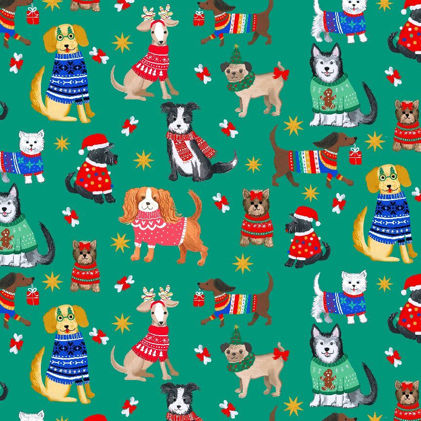 Santa's Little Yelper - Main Print - Dear Stella