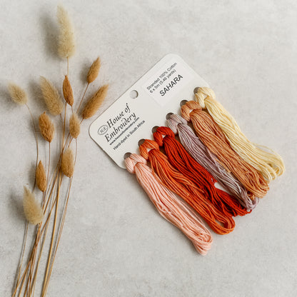 Sahara - House Of Embroidery Collections - Floss, Perle 8, Perle 12