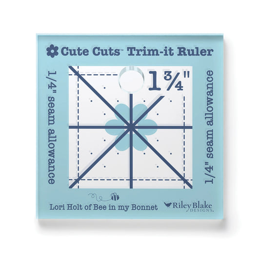 Lori Holt Cute Cuts Trim-it Ruler 1 3/4in x 1 3/4in
