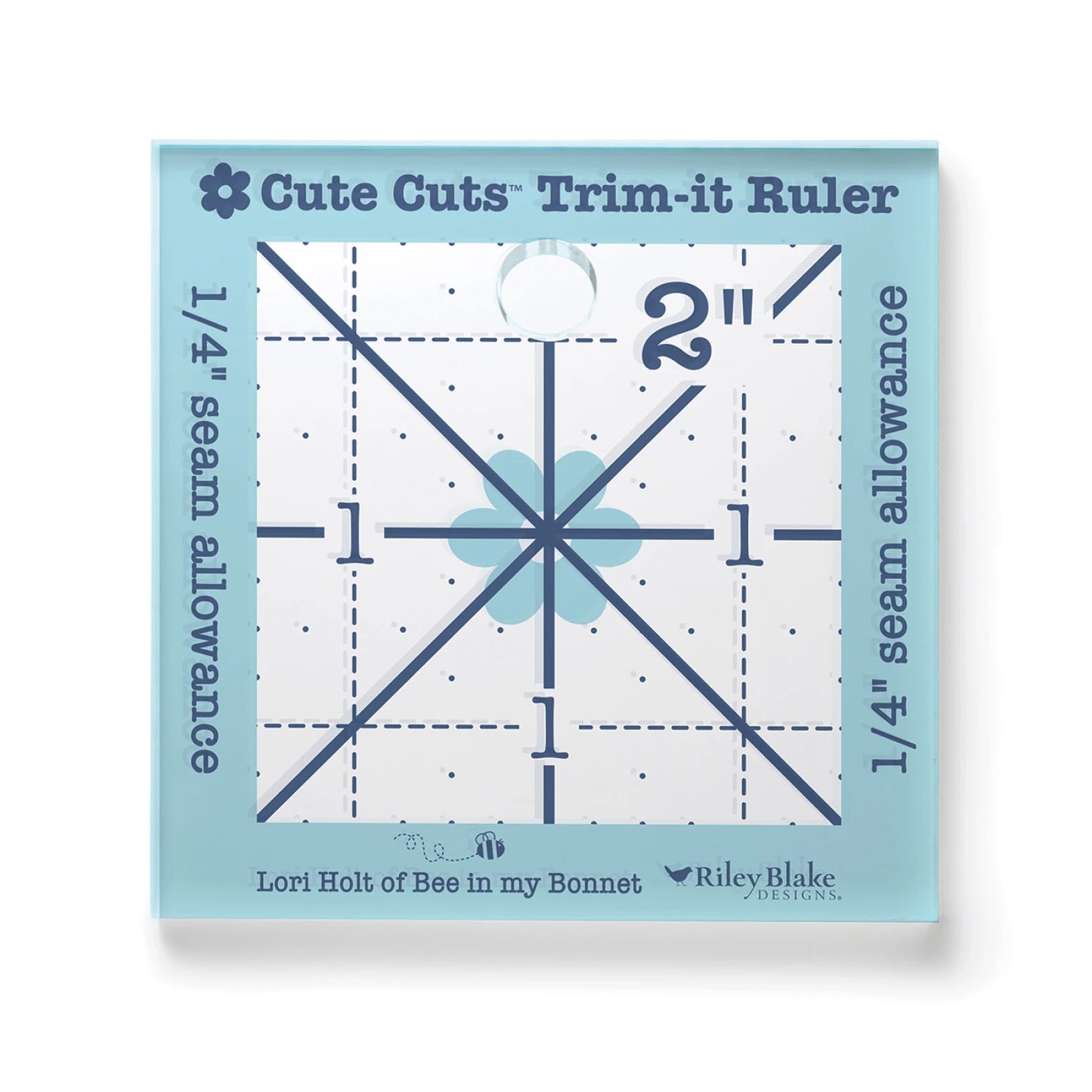 Lori Holt Cute Cuts Trim-it Ruler 2in x 2in