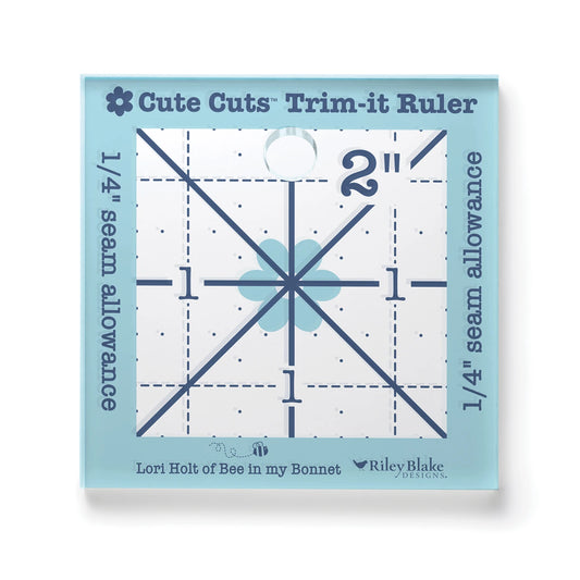 Lori Holt Cute Cuts Trim-it Ruler 2in x 2in