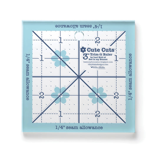 Lori Holt Cute Cuts Trim-it Ruler 3in x 3in