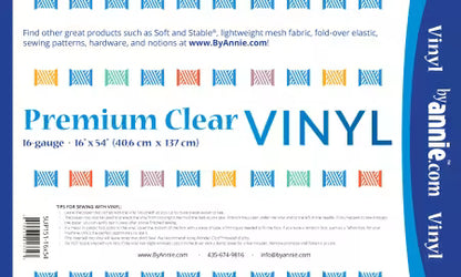 ByAnnie Vinyl Clear 16" x 54" Roll