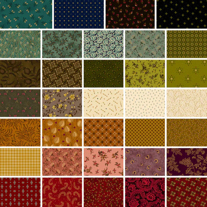 Scrap Basket Favorites (Kim Diehl) - Fat Quarter Bundle - 34 Pcs