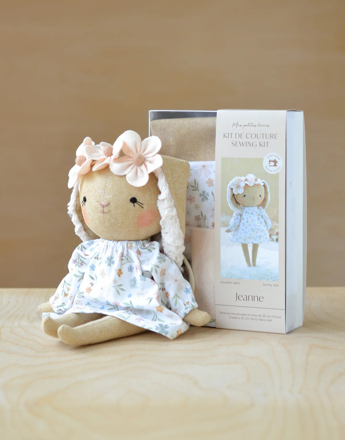 **Pre-Order** Mes Petites Lunes - Sewing Kit - Jeanne Bunny Doll