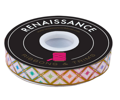 STARGAZER IN MINT - 7/8" WIDTH (22MM) - TULA PINK ROAR