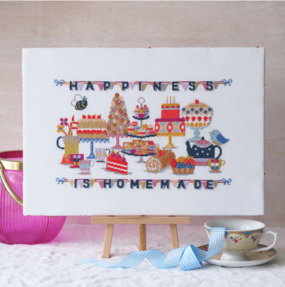 Happiness Is Homemade Cross Stitch Kit - Caterpillar Cross Stitch