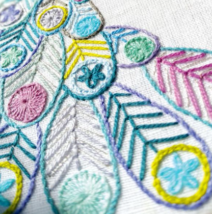 Fier comme un paon - Embroidery kit - Un chat dans l'aiguilles