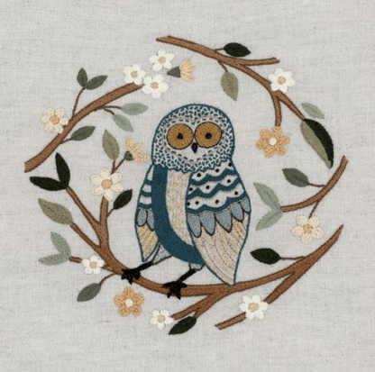 Colette la chouette - Embroidery kit - Un chat dans l'aiguilles