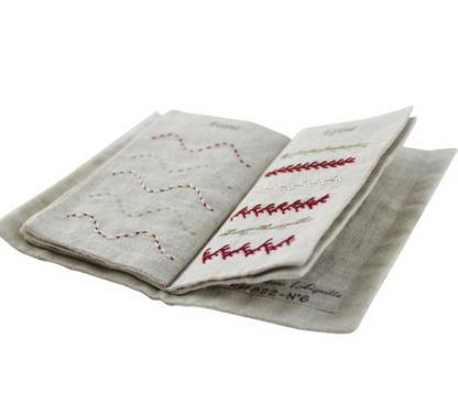 Leçon de points - Embroidery kit - Un chat dans l'aiguilles