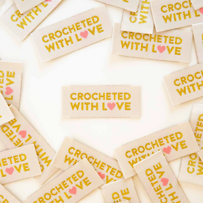 Sarah Hearts - Crocheted With Love - 8 pcs
