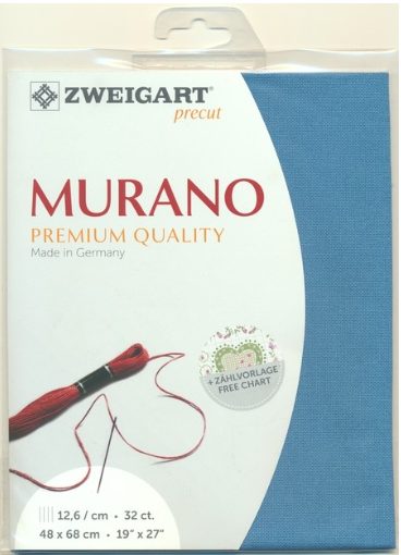 Zweigart Murano 32 ct - 5152 Dark Blue
