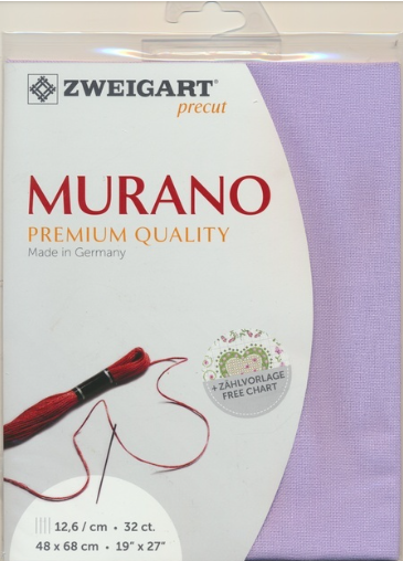 Zweigart Murano 32 ct - 5120 Mauve