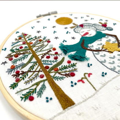 Vive le vent - Embroidery kit - Un chat dans l'aiguille