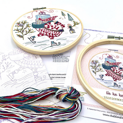 Ho Ho Ho! - Embroidery kit - Un chat dans l'aiguille