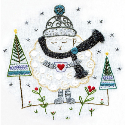 Frison se réchauffe - Embroidery kit - Un chat dans l'aiguille