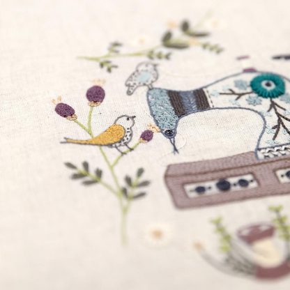 Atelier de couture - Embroidery kit - Un chat dans l'aiguille