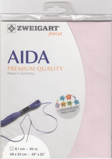 Zweigart AIDA 20CT - Light Pink 4115
