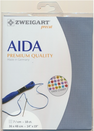 Zweigart AIDA 18CT - Blue 5020