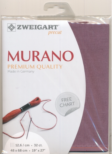 Zweigart Murano 32 ct - Mauve 9033