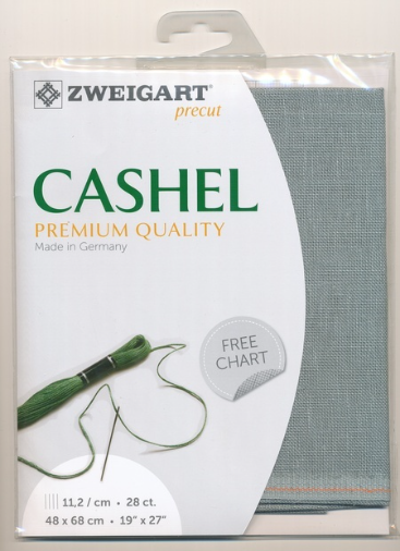 Zweigart Cashel 28 ct - 778 Gray Blue