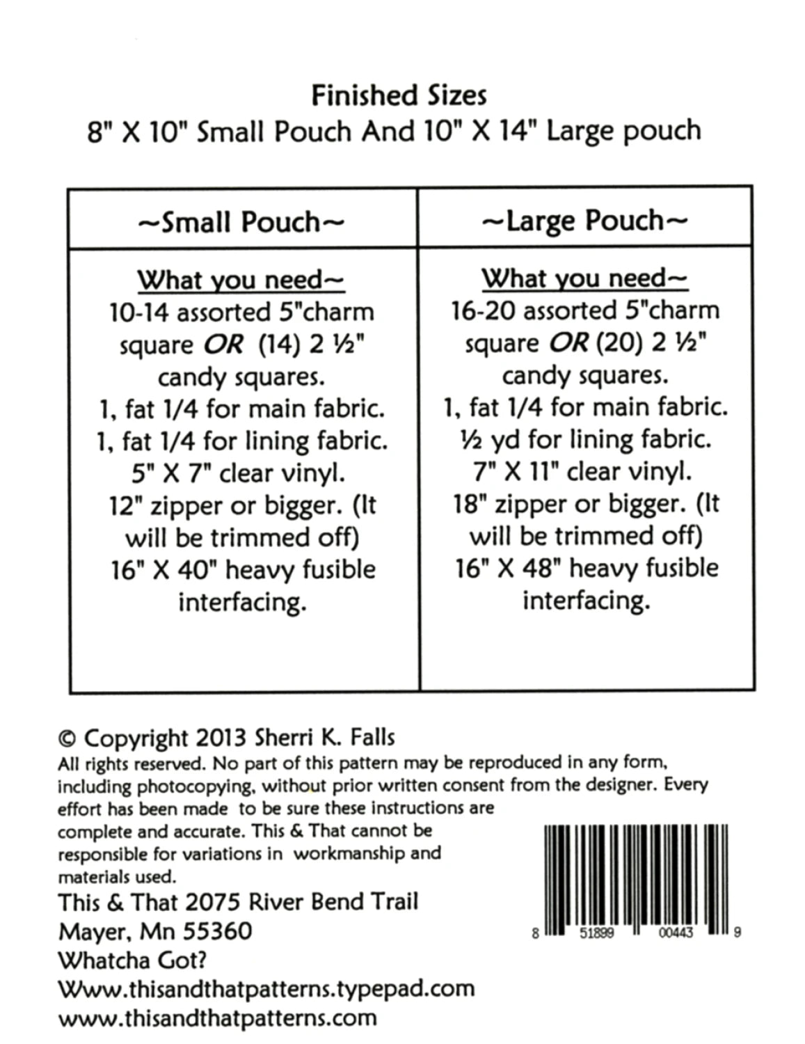 Whatcha Got? - This & That Pattern