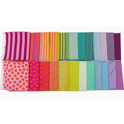 **PRÉCOMMANDE** Tula Pink - Down to Earth & True Colors 2027 - Bande de motifs 10"