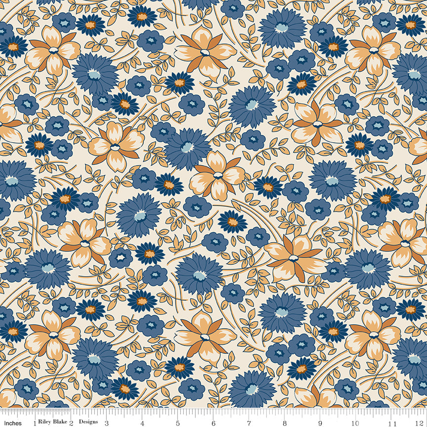 **PRÉCOMMANDE** Denim & Daisy - Doublure 108" Prairie Flower - Lori Holt