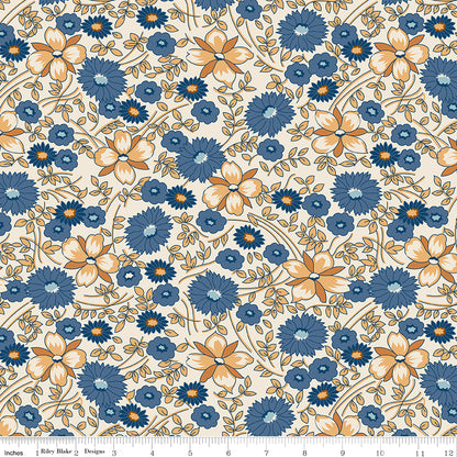 **PRÉCOMMANDE** Denim & Daisy - Doublure 108" Prairie Flower - Lori Holt