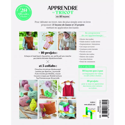 Apprendre le tricot en 10 leçons - Juliette Michelet