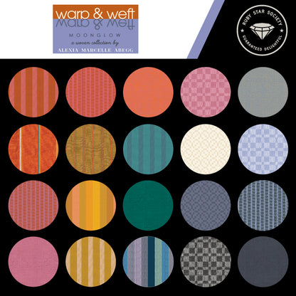 Warp & Weft - 5" CHARMS - Ruby Star Society