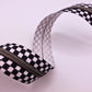 fermeture éclair damier- griffe noir #5 (1 mètre)